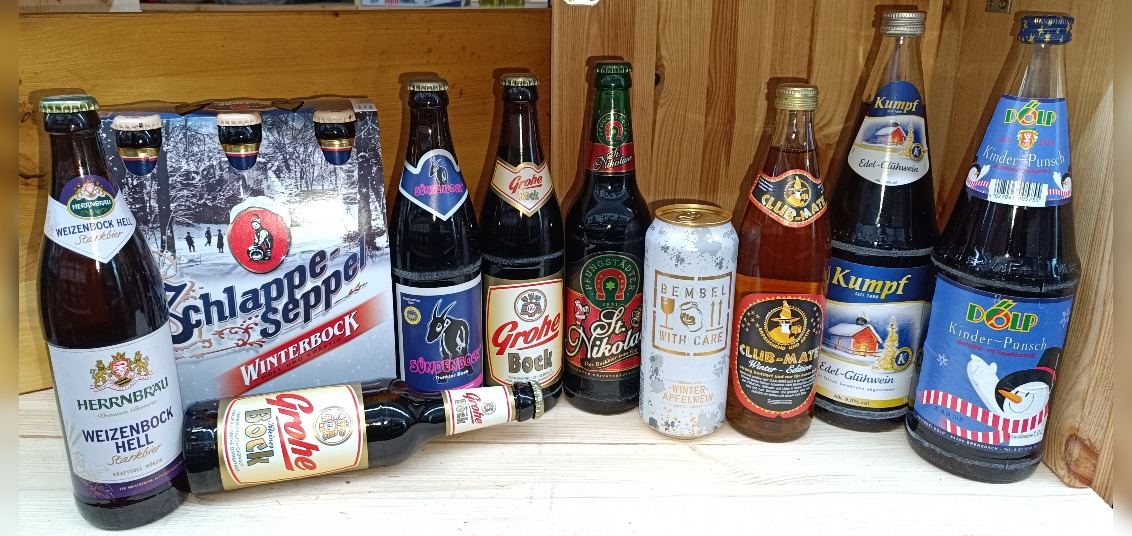 Genussvolle Winterwärme: Eine Reise durch die Wintergetränke von Bembel with Care, Club Mate, Bockbier und Glühwein